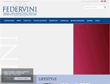 Tablet Screenshot of federvini.it
